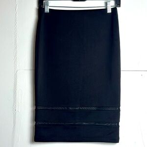 F21 Maxi Skirt With Mesh Details